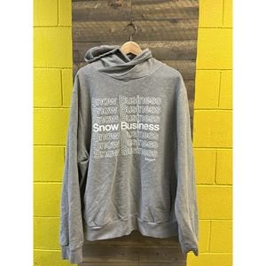 AKOO Snow Business Hoodie Mens Sweatshirt Sweater Gray XXL
